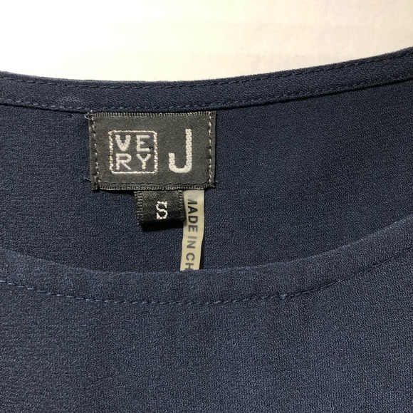 Very J Blue top - Picture 3 of 4